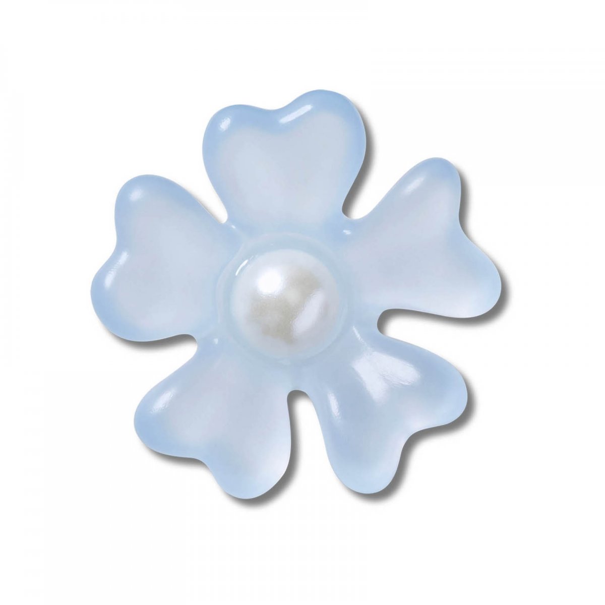 Blue frost matte pearl flower